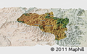Satellite Panoramic Map of Befotaka, lighten