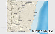 Shaded Relief 3D Map of Farafangana