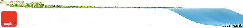 Satellite Horizon Map of Farafangana, physical outside