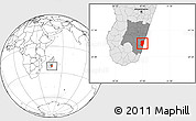 Blank Location Map of Farafangana, highlighted country, highlighted parent region