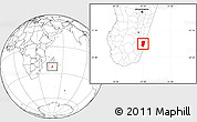 Blank Location Map of Farafangana