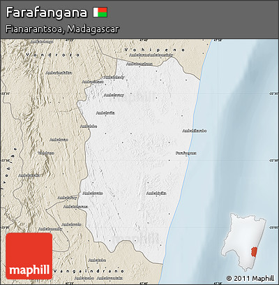 Classic Style Map of Farafangana