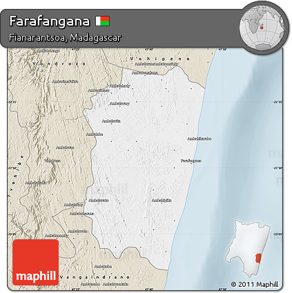 Classic Style Map of Farafangana