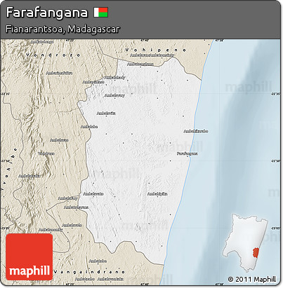 Classic Style Map of Farafangana