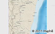 Shaded Relief Map of Farafangana