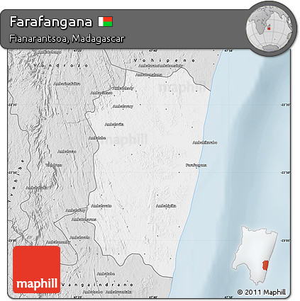 Silver Style Map of Farafangana