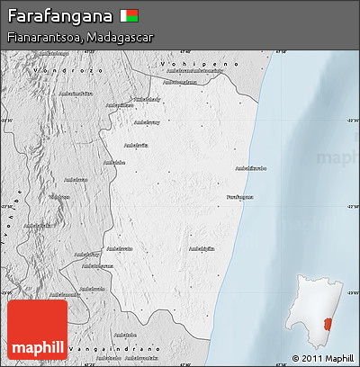 Silver Style Map of Farafangana