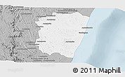 Gray Panoramic Map of Farafangana