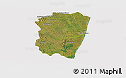 Satellite Panoramic Map of Farafangana, cropped outside