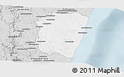 Silver Style Panoramic Map of Farafangana