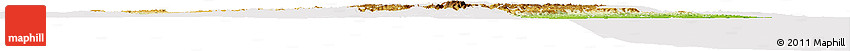Physical Horizon Map of Fianarantsoa, cropped outside