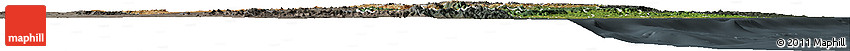Satellite Horizon Map of Fianarantsoa, darken, semi-desaturated