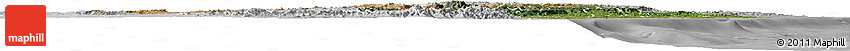 Satellite Horizon Map of Fianarantsoa, lighten, desaturated