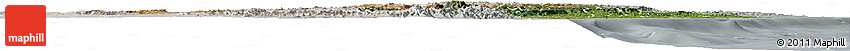 Satellite Horizon Map of Fianarantsoa, lighten, semi-desaturated