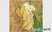 Physical 3D Map of Iakora, satellite outside
