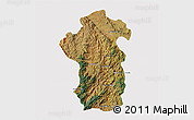 Satellite 3D Map of Iakora, cropped outside