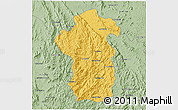 Savanna Style 3D Map of Iakora