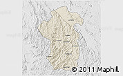 Shaded Relief 3D Map of Iakora, lighten, desaturated