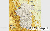 Shaded Relief 3D Map of Iakora, physical outside