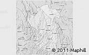 Silver Style 3D Map of Iakora