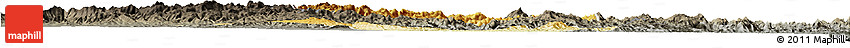 Physical Horizon Map of Iakora, darken, semi-desaturated