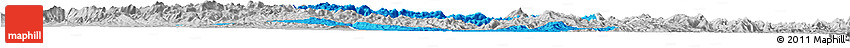 Political Horizon Map of Iakora, lighten, desaturated