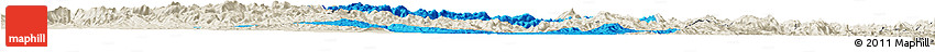 Political Horizon Map of Iakora, shaded relief outside