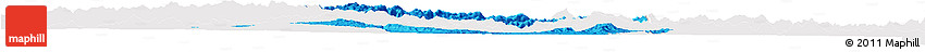 Political Horizon Map of Iakora, single color outside