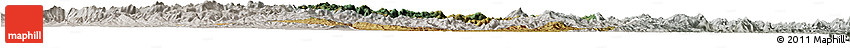 Satellite Horizon Map of Iakora, lighten, semi-desaturated