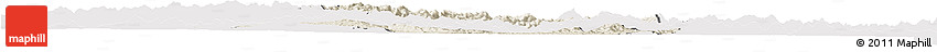 Shaded Relief Horizon Map of Iakora, cropped outside