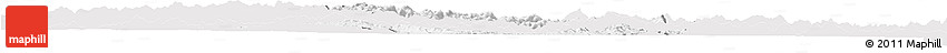Silver Style Horizon Map of Iakora, single color outside