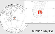 Blank Location Map of Iakora