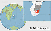 Savanna Style Location Map of Iakora, highlighted country, highlighted parent region