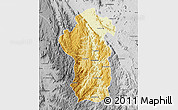 Physical Map of Iakora, desaturated