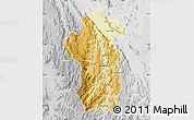 Physical Map of Iakora, lighten, desaturated