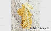 Physical Map of Iakora, lighten, semi-desaturated