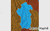 Political Map of Iakora, darken