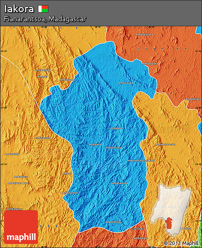 Political Map of Iakora