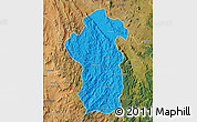 Political Map of Iakora, satellite outside