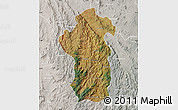 Satellite Map of Iakora, lighten, semi-desaturated