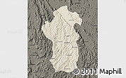 Shaded Relief Map of Iakora, darken