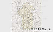 Shaded Relief Map of Iakora, lighten