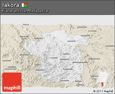 Classic Style Panoramic Map of Iakora