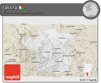 Classic Style Panoramic Map of Iakora