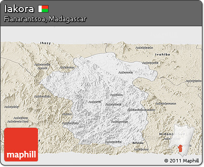 Classic Style Panoramic Map of Iakora