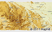 Physical Panoramic Map of Iakora