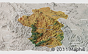 Satellite Panoramic Map of Iakora, lighten, semi-desaturated