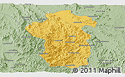 Savanna Style Panoramic Map of Iakora