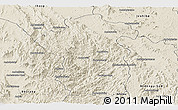 Shaded Relief Panoramic Map of Iakora