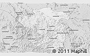 Silver Style Panoramic Map of Iakora